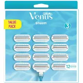 Gillette Venus Smooth Rasierklingen für Frauen - 12 Nachfüllklingen