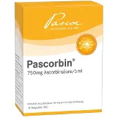 Pascoe Pascorbin Injektionslösung Ampullen 10x5 ml