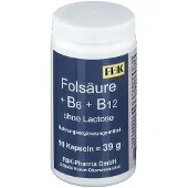 FBK Folsäure+B6+B12 ohne Lactose Kapseln 90 St