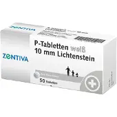Zentiva P Tabletten weiß 10 mm 50 St