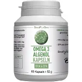SinoPlaSan Omega-3 Algenöl Dha+Epa Kapseln 60 St