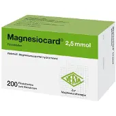 Verla-Pharm Arzneimittel GmbH & Co. KG Magnesiocard 2,5 mmol Filmtabletten 200 St