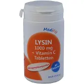 Medifit Lysin 1.000 mg+Vitamin C Tabletten 60 St