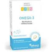 WHITE OMEGA Kids Reine Omega-3-Fischöl-Kapseln, 90 St. Kapseln