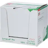 Lomatuell Pro 5x5 cm steril 120 St Verband