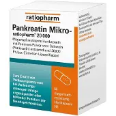 Ratiopharm Pankreatin Mikro-ratio.20.000 magensaftr.Hartkaps. 50 St Kapseln