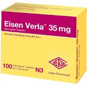 Verla-Pharm Arzneimittel GmbH & Co. KG Eisen Verla 35 mg überzogene Tabletten 100 St