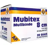 ERENA Mubitex Mullbinden 8 cm ohne Cello 20 St Binden