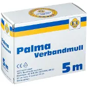 ERENA Palma Verbandmull 80 cm 5 m zickzack Lagen 1 St Verband