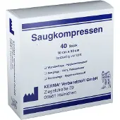 KERMA Saugkompressen unsteril 10x20 cm 40 St Kompressen