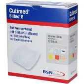 Bsn Medical Cutimed Siltec B Schaumverb.10x10 cm m.H 12 St
