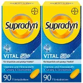 Supradyn 2x Vital 50+ Ginseng&Olive 90 Filmtabl 2x90 St Tabletten