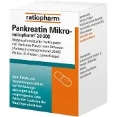 Ratiopharm Pankreatin Mikro-ratio.20.000 magensaftr.Hartkaps. 200 St Kapseln