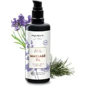 AllgäuQuelle BIO Massageöl 100% naturreine ätherische Öle aus Lavendel, Zeder, Mandarine, vegan 100 ml Pumplösung
