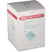 NOBAMED Nobalumenal Augenkompr.75x80 mm steril 25 St Kompressen