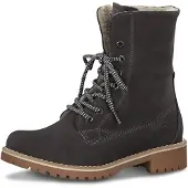 Tamaris Stiefel Damen Schnürstiefel in Grau, Größe 39