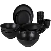 Bo Camp Industrial Orville Melamin Geschirr Set 16-tlg.