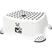 Keeeper kids Tritthocker "tomek panda", weiá mit Aufdruck