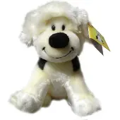 Studio 100 Stofftier Hund Samson en Marie 20 cm Plüsch weiß