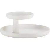 Vitra Rotary Tablett White - , Weiß, für Küche, Kunststoff