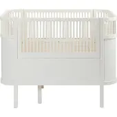 Sebra Babybett und Juniorbett FSC Mix weiß