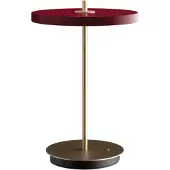 UMAGE Asteria Move LED-Akku-Tischlampe, rot/messing, 31 cm - , Asteria Move, dimmbar, Gold / Messing, für Wohnzimmer, Metall, Design