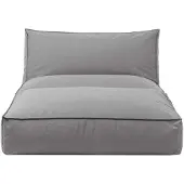 Blomus Bett STAY stone, Kunstfaser, Kunststoff, Stahl pulverbeschichtet, Mid Grey, 62006