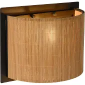 Lucide Wandleuchte aus Rattan, Modell 03229/01/30, 29 cm breit, 22 cm hoch