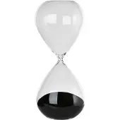 Pols Potten Sanduhr Sandglass Ball Black L