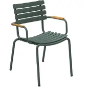 Houe ReCLIPS Stuhl mit Armlehne Aluminiumgestell