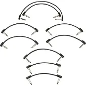 Fender Blockchain Patch Cable Kit SM Schwarz Winkelklinke - Winkelklinke