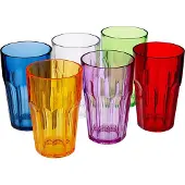 Guzzini Trinkbecher 0,42 l, 6er-Set, bunt