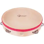 Classic World EDU Tamburin für Musikinstrumente 25 cm