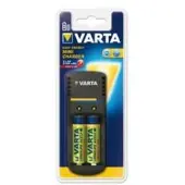 Varta Mini Charger, Nickel Metall-Hydrid, AA, AAA, Innenraum, Nickel–Metal Hydride (NiMH), Schwarz