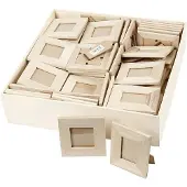 Creativ Company 57773, Einzelbilderrahmen, Holz, Holz, Tisch, 5 x 5 cm, 3,8 x 5,6 cm