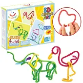Clics Toys Spaghetteez 70-teiliges magnetisches Bauset