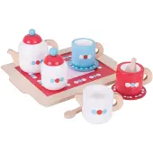 Bigjigs Holzteeset mit Tablett