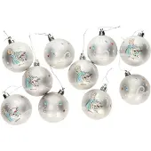Disney Frozen Christmas Balls 6 Cm Pack 10 Frozen Ii Memories Mehrfarbig