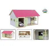 Kids Globe Kinderglobus Pferdestall 2 Boxen rosa - 1:32 (roze)