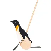 Goki Hölzerne Duwfiguur-Pinguin