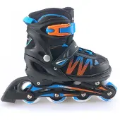 Alert Inline Skates Maat 31-34 Blauw/Oranje/Zwart