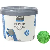 Havo Creall Spielsand grün - Modelliersand 750g kreatives Spielzeug
