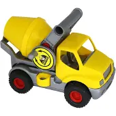 Polesie ConsTruck Betonmischer, gelb/silber - Spielauto