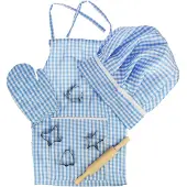 Bigjigs Toys Chefkoch-Set (Blau)