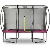 Exit Silhouette Trampolin 214x305cm, auf Beinen, Rechteckig, für Kinder, Rosa