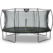 Exit Silhouette Trampolin ø427cm, auf Beinen, Rund, für Kinder, Schwarz