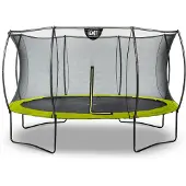 Exit Silhouette Trampolin ø366cm, auf Beinen, Rund, für Kinder, Grün