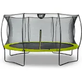 Exit Silhouette Trampolin ø427cm, auf Beinen, Rund, für Kinder, Grün