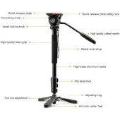 Nest Video Monopod NT-329M H145 cm