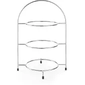 Super Merchant Buffetständer für 3 Teller (Ø 27 cm) – Etagen-Display, Edelstahl – 425473